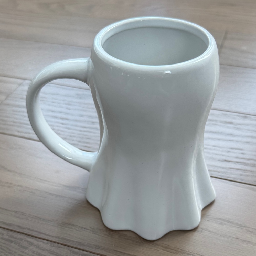 White Ghost Stoneware Mug - Picture 7 of 12